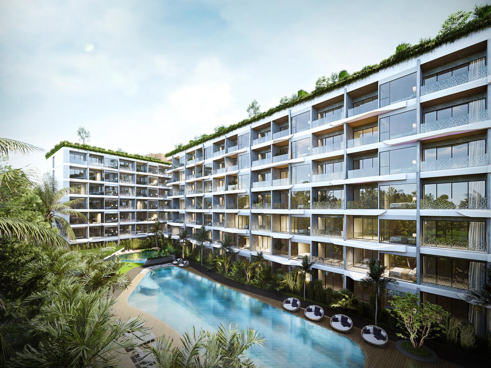 Lagoon-Style Communal Pool